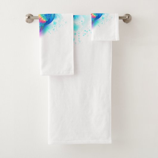 Exotic Rainbow Hummingbird Bad Handdoek (Insitu)