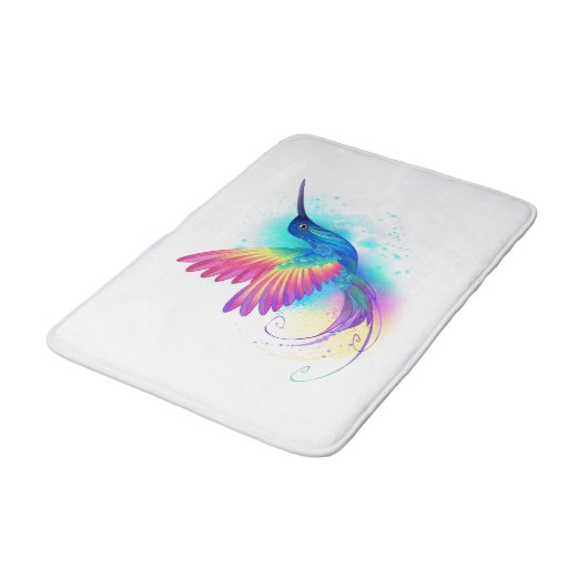 Exotic Rainbow Hummingbird Badmat (Gekanteld)