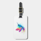 Exotic Rainbow Hummingbird Bagagelabel (Voorkant verticaal)