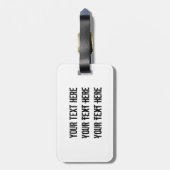 Exotic Rainbow Hummingbird Bagagelabel (Achterkant verticaal)