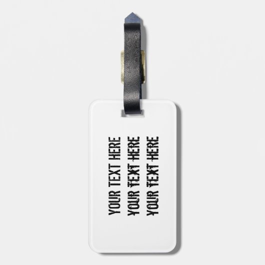 Exotic Rainbow Hummingbird Bagagelabel (Achterkant verticaal)