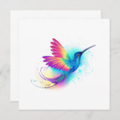 Exotic Rainbow Hummingbird Bedankkaart (Voorkant / Achterkant)