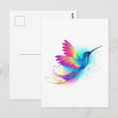 Exotic Rainbow Hummingbird Briefkaart (Voorkant / Achterkant)