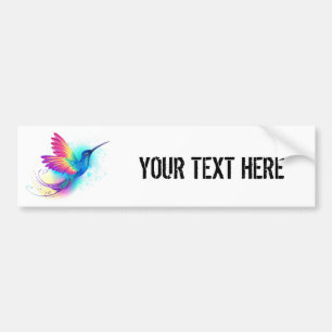 Exotic Rainbow Hummingbird Bumpersticker