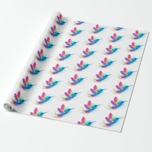 Exotic Rainbow Hummingbird Cadeaupapier