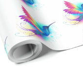 Exotic Rainbow Hummingbird Cadeaupapier (Rol Hoek)