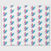 Exotic Rainbow Hummingbird Cadeaupapier (Vlak)