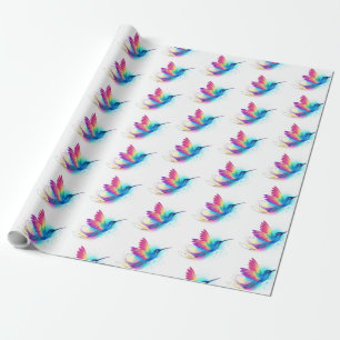 Exotic Rainbow Hummingbird Cadeaupapier