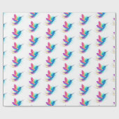 Exotic Rainbow Hummingbird Cadeaupapier (Vlak)