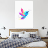 Exotic Rainbow Hummingbird Canvas Afdruk (Insitu (Slaapkamer))