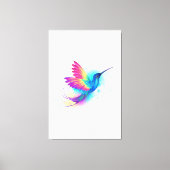 Exotic Rainbow Hummingbird Canvas Afdruk (Voorkant)
