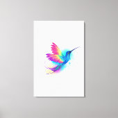 Exotic Rainbow Hummingbird Canvas Afdruk (Voorkant)
