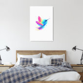 Exotic Rainbow Hummingbird Canvas Afdruk (Insitu (Slaapkamer))
