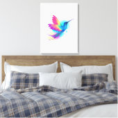 Exotic Rainbow Hummingbird Canvas Afdruk (Insitu (Slaapkamer))