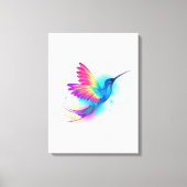 Exotic Rainbow Hummingbird Canvas Afdruk (Voorkant)