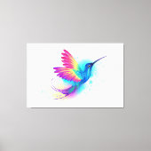 Exotic Rainbow Hummingbird Canvas Afdruk (Voorkant)