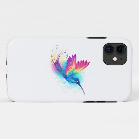 Exotic Rainbow Hummingbird Case-Mate iPhone Case (Achterkant (horizontaal))