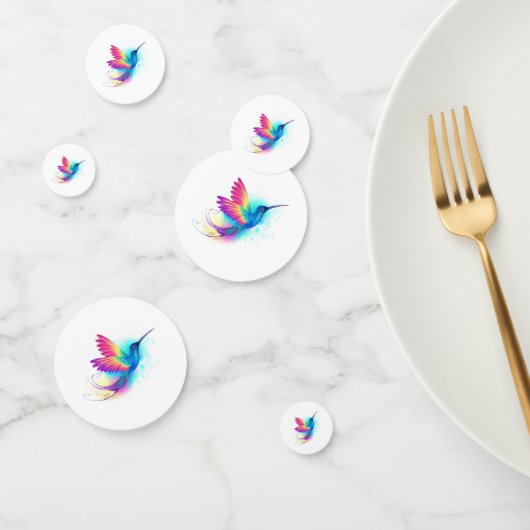 Exotic Rainbow Hummingbird Confetti (Groep)