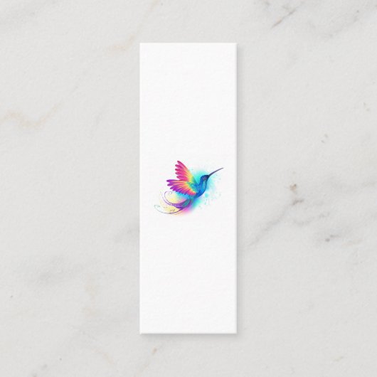 Exotic Rainbow Hummingbird Contactkaartje (Voorkant)