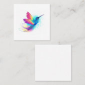 Exotic Rainbow Hummingbird Contactkaartje (Voorkant / Achterkant)