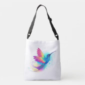 Exotic Rainbow Hummingbird Crossbody Tas (Achterkant)