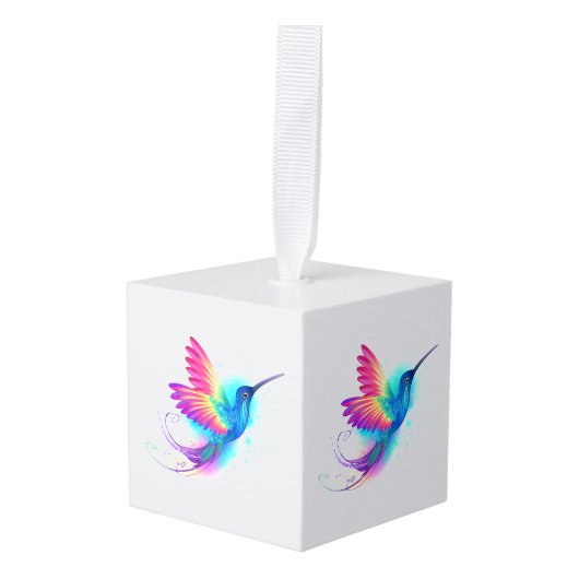 Exotic Rainbow Hummingbird Decoratie (Voorkant hoekig)
