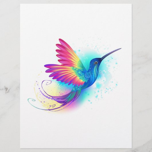 Exotic Rainbow Hummingbird Flyer (Voorkant)