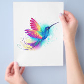 Exotic Rainbow Hummingbird Flyer (Hand)