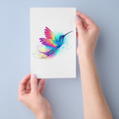 Exotic Rainbow Hummingbird Flyer (Hand)