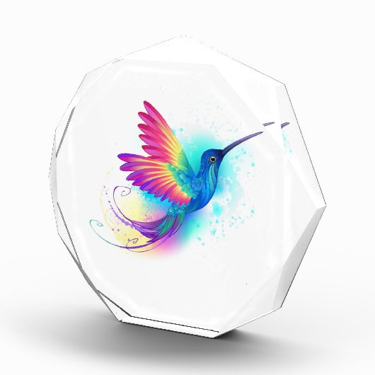 Exotic Rainbow Hummingbird Fotoblokken (Rechts)