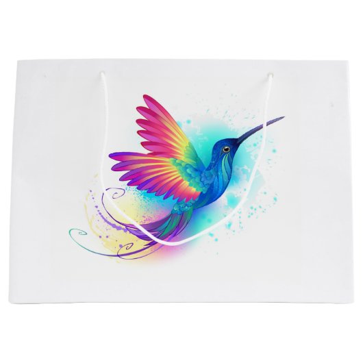 Exotic Rainbow Hummingbird Groot Cadeauzakje (Voorkant)