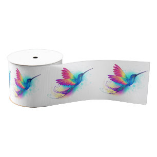 Exotic Rainbow Hummingbird Grosgrain Lint