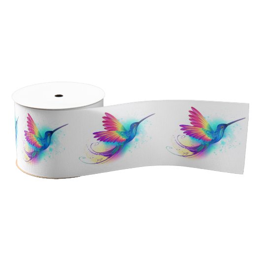 Exotic Rainbow Hummingbird Grosgrain Lint (Spoel)