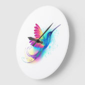Exotic Rainbow Hummingbird Grote Klok (Hoek)