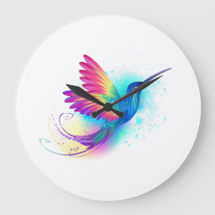 Exotic Rainbow Hummingbird Grote Klok