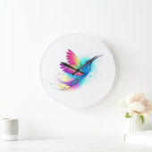 Exotic Rainbow Hummingbird Grote Klok (Huis)