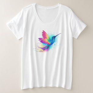 Exotic Rainbow Hummingbird Grote Maat T-shirt