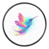 Exotic Rainbow Hummingbird Hockey Puck (Voorkant)