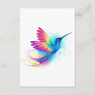 Exotic Rainbow Hummingbird Informatiekaartje