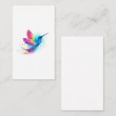 Exotic Rainbow Hummingbird Informatiekaartje (Voorkant / Achterkant)