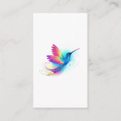 Exotic Rainbow Hummingbird Informatiekaartje (Voorkant)