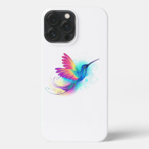 Exotic Rainbow Hummingbird iPhone 13 Pro Max Hoesje