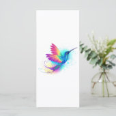 Exotic Rainbow Hummingbird Kaart (Staand voorkant)