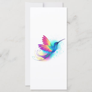 Exotic Rainbow Hummingbird Kaart