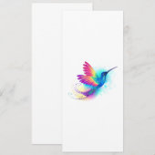 Exotic Rainbow Hummingbird Kaart (Voorkant / Achterkant)