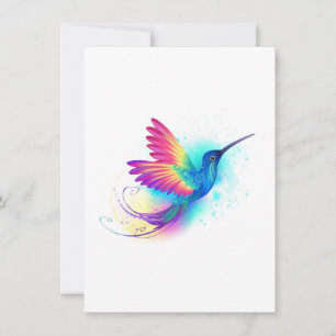 Exotic Rainbow Hummingbird Kaart