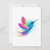 Exotic Rainbow Hummingbird Kaart (Voorkant)