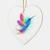 Exotic Rainbow Hummingbird Keramisch Ornament (Links)