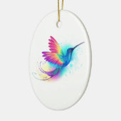 Exotic Rainbow Hummingbird Keramisch Ornament (Links)