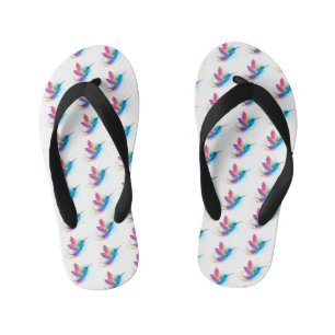 Exotic Rainbow Hummingbird Kinder Teenslippers